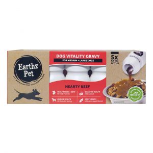 Earthz Pet Vitality Gravy Hearty Beef 55ml